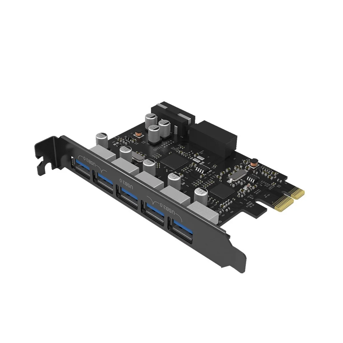 USB3.0 PCI Adapter 5 Port USB3.0 Expansion Card High-Speed Transfer PCI-E Desktop PC Expansion Card
USB3.0 PCI Adapter 5 Port USB3.0 Expansion Card High-Speed Transfer PCI-E Desktop PC Expansion Card