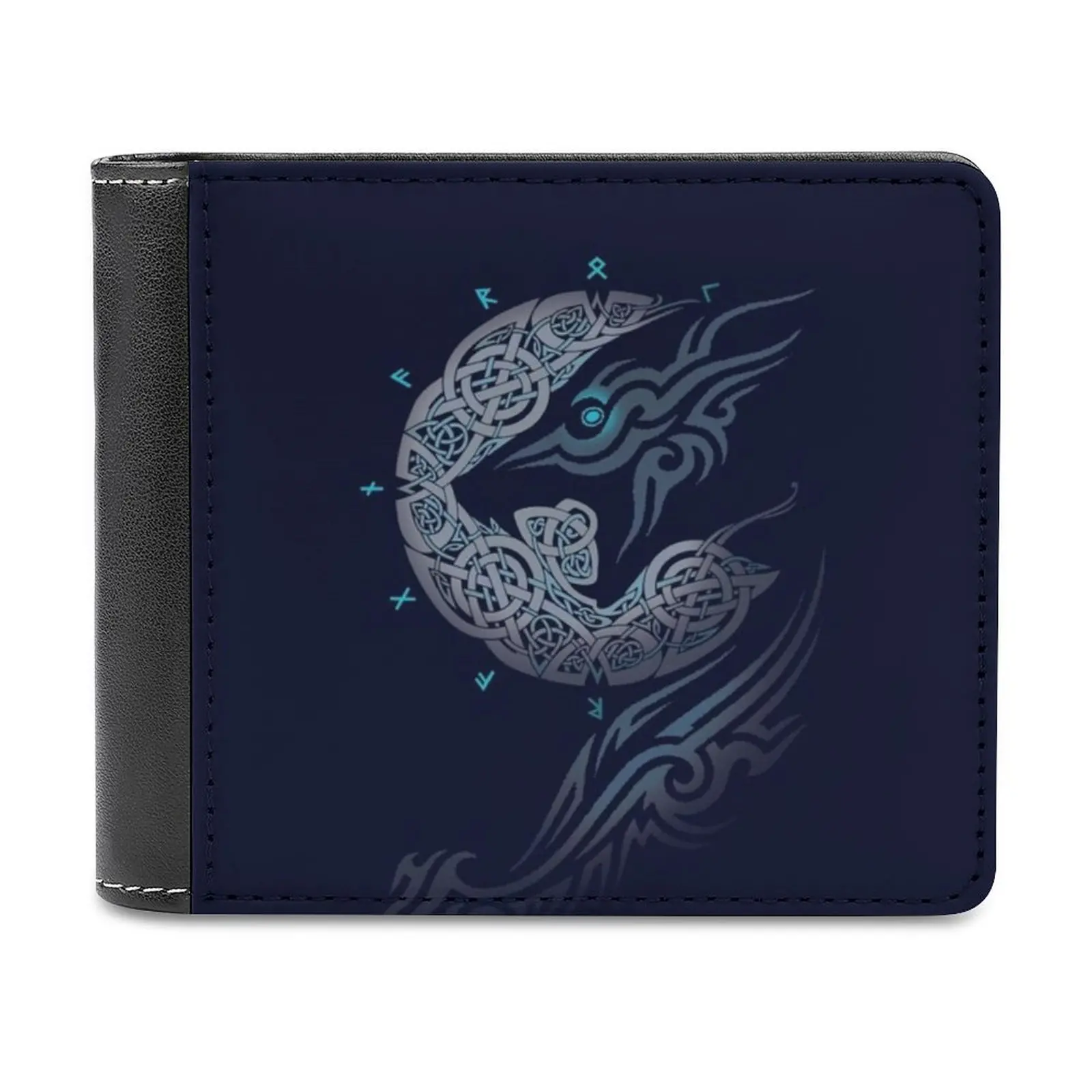 Ragnarok Moon Leather Wallet Men's Wallet Purse Money Clips Raidho Symbol Mythical Creature Night Viking Scandinavian Wolf
Ragnarok Moon Leather Wallet Men's Wallet Purse Money Clips Raidho Symbol Mythical Creature Night Viking Scandinavian Wolf