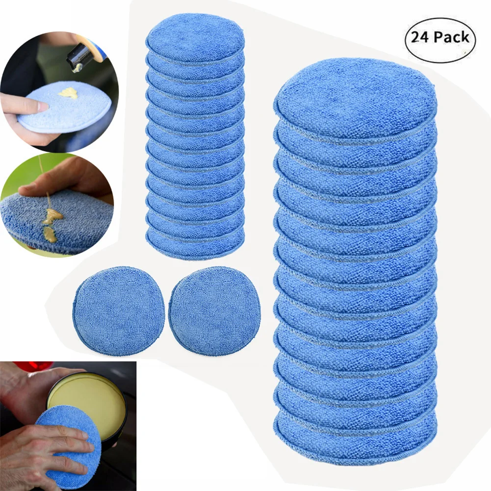 24pcs 5inch Clean Buffer Car Applicator Cleaning Polish Pads Foam Sponge Micro-fiber Waxing Dust Remove Auto Care Polishing Pads
24pcs 5inch Clean Buffer Car Applicator Cleaning Polish Pads Foam Sponge Micro-fiber Waxing Dust Remove Auto Care Polishing Pads