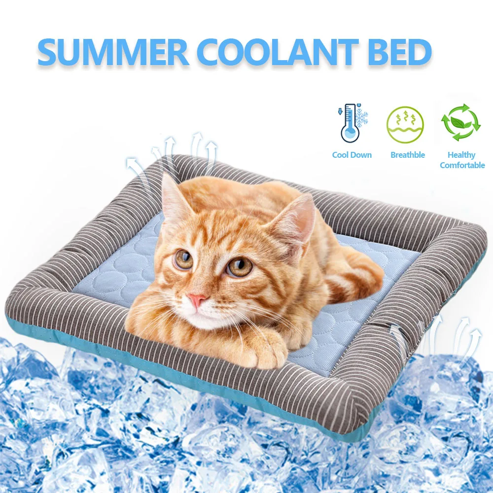 Cooling Mat Dog Bed Summer Pet Self Cooling Pad Washable Sleeping Blanket Freeze Kennel Mat for Small Medium Large Pet Cat Beds
Cooling Mat Dog Bed Summer Pet Self Cooling Pad Washable Sleeping Blanket Freeze Kennel Mat for Small Medium Large Pet Cat Beds