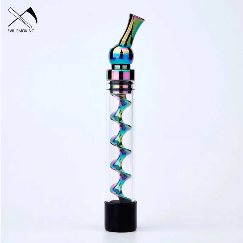 EVIL SMOKING New Featured Portable Boutique 7P PLUS Glass Twisted Blunt Tobacco Spiral Dry Pipe Smoking Accessory
EVIL SMOKING New Featured Portable Boutique 7P PLUS Glass Twisted Blunt Tobacco Spiral Dry Pipe Smoking Accessory