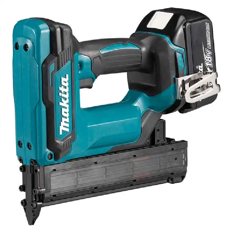 Makita Новинка DFN350Z беспроводной оригинальный перезаряжаемый гвоздезабиватель 18 В литиевая батарея деревообрабатывающее украшение
Makita Новинка DFN350Z беспроводной оригинальный перезаряжаемый гвоздезабиватель 18 В литиевая батарея деревообрабатывающее украшение