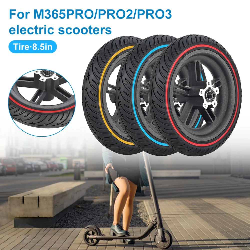 Rubber Tire 8.5inch Scooter Tire Replacement for M365/Pro2/Pro3 Electric Scooter Puncture-Resistant Explosion-Proof Aluminum Hub
Rubber Tire 8.5inch Scooter Tire Replacement for M365/Pro2/Pro3 Electric Scooter Puncture-Resistant Explosion-Proof Aluminum Hub