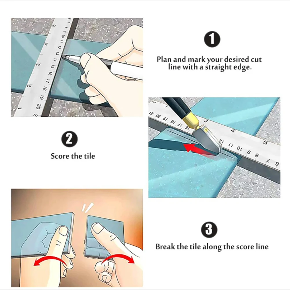 7pc Glass Cutter Tool Set Diamond Glass Cutter With Cutter Head Screwdriver Line Drawing Pen Kit For Cutting 2-6/6-12/12-20mm
7pc Glass Cutter Tool Set Diamond Glass Cutter With Cutter Head Screwdriver Line Drawing Pen Kit For Cutting 2-6/6-12/12-20mm