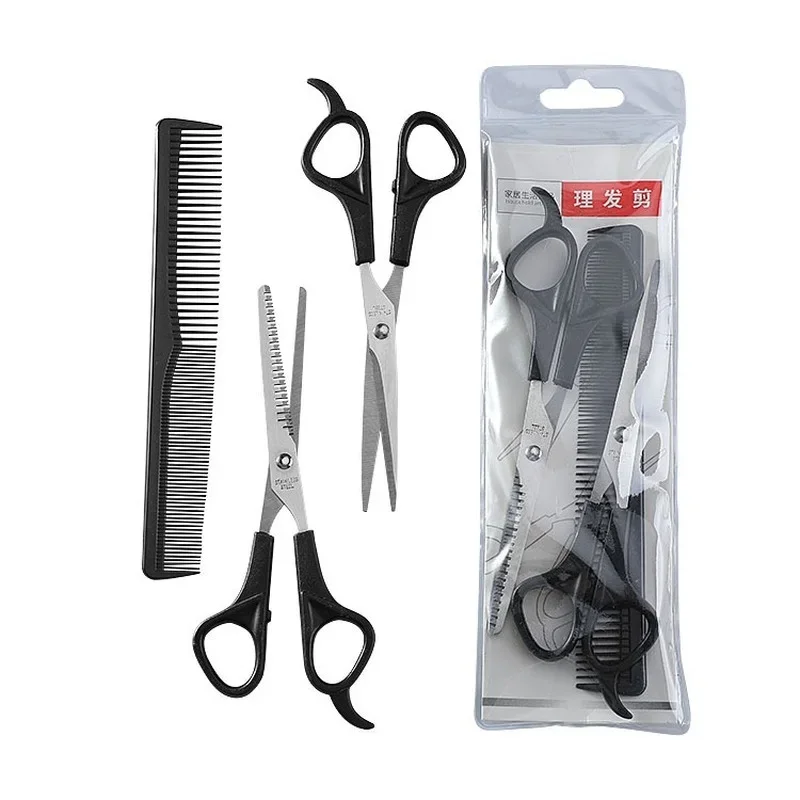 Household Hairdressing Scissors Thinning Shears Hair Cutting Barber Scissors Flat Tooth Scissor Comb 3pcs Set Hair Styling Tools
Household Hairdressing Scissors Thinning Shears Hair Cutting Barber Scissors Flat Tooth Scissor Comb 3pcs Set Hair Styling Tools