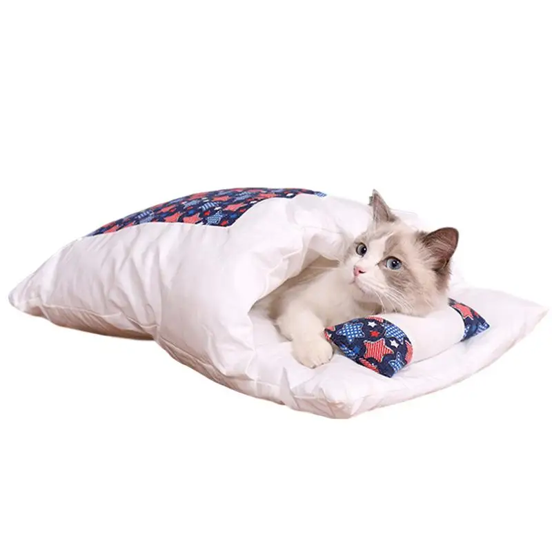 Cat Litter Cat Sleeping Bag Closed Removable And Washable Cat Quilt Winter Warm Pet Litter Cat Bed
Cat Litter Cat Sleeping Bag Closed Removable And Washable Cat Quilt Winter Warm Pet Litter Cat Bed