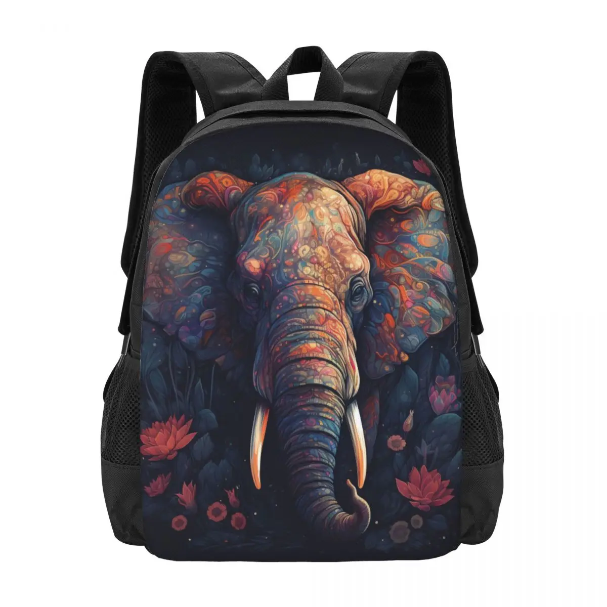 Рюкзак со слоном красочные женские и мужские спортивные рюкзаки из полиэстера, дышащая уличная одежда, школьные сумки, рюкзак
Рюкзак со слоном красочные женские и мужские спортивные рюкзаки из полиэстера, дышащая уличная одежда, школьные сумки, рюкзак