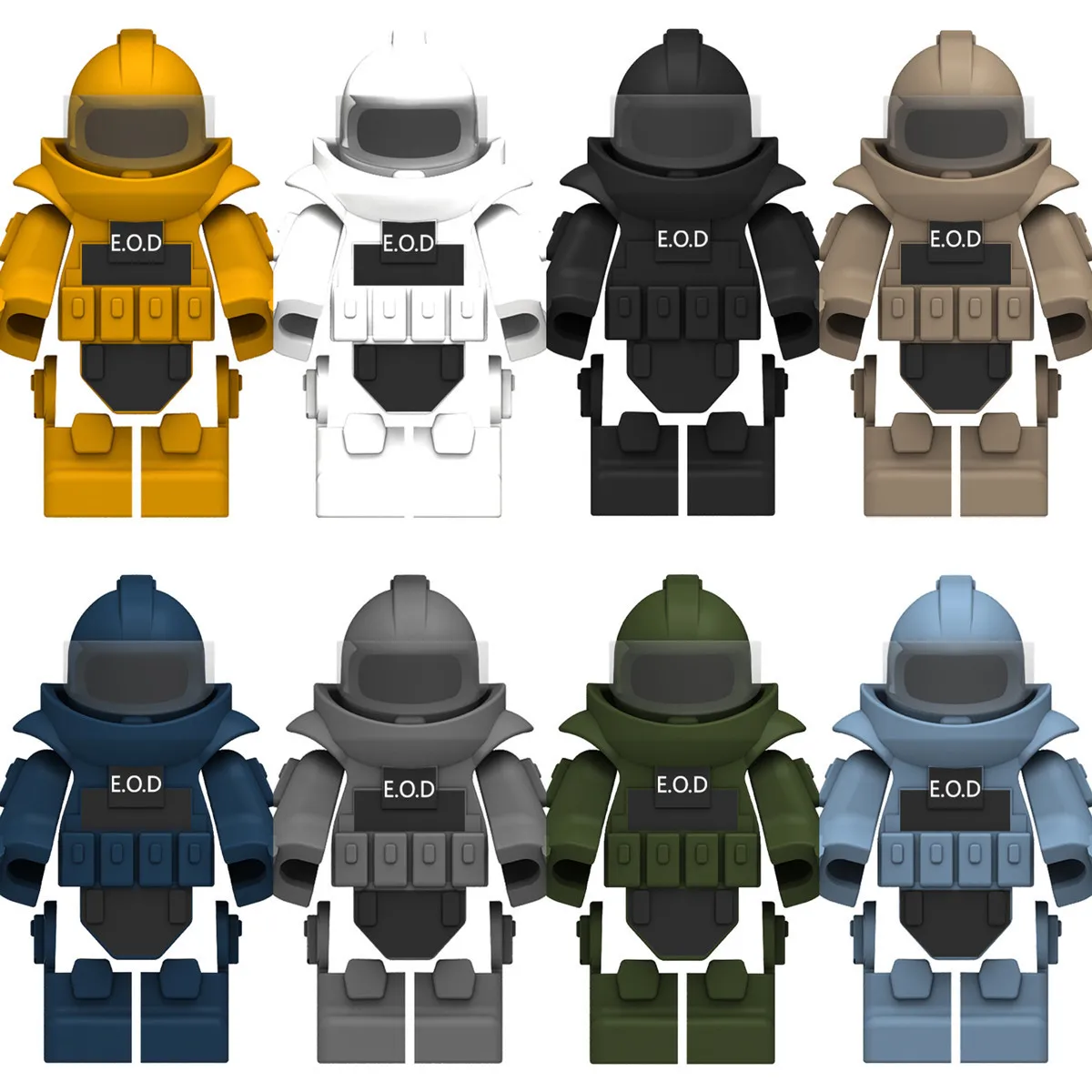 Creative Military Figures Bomb Disposal Suit Building Block Modern Soldier Vest Equipment Model Mini Parts Assembled Toy
Creative Military Figures Bomb Disposal Suit Building Block Modern Soldier Vest Equipment Model Mini Parts Assembled Toy