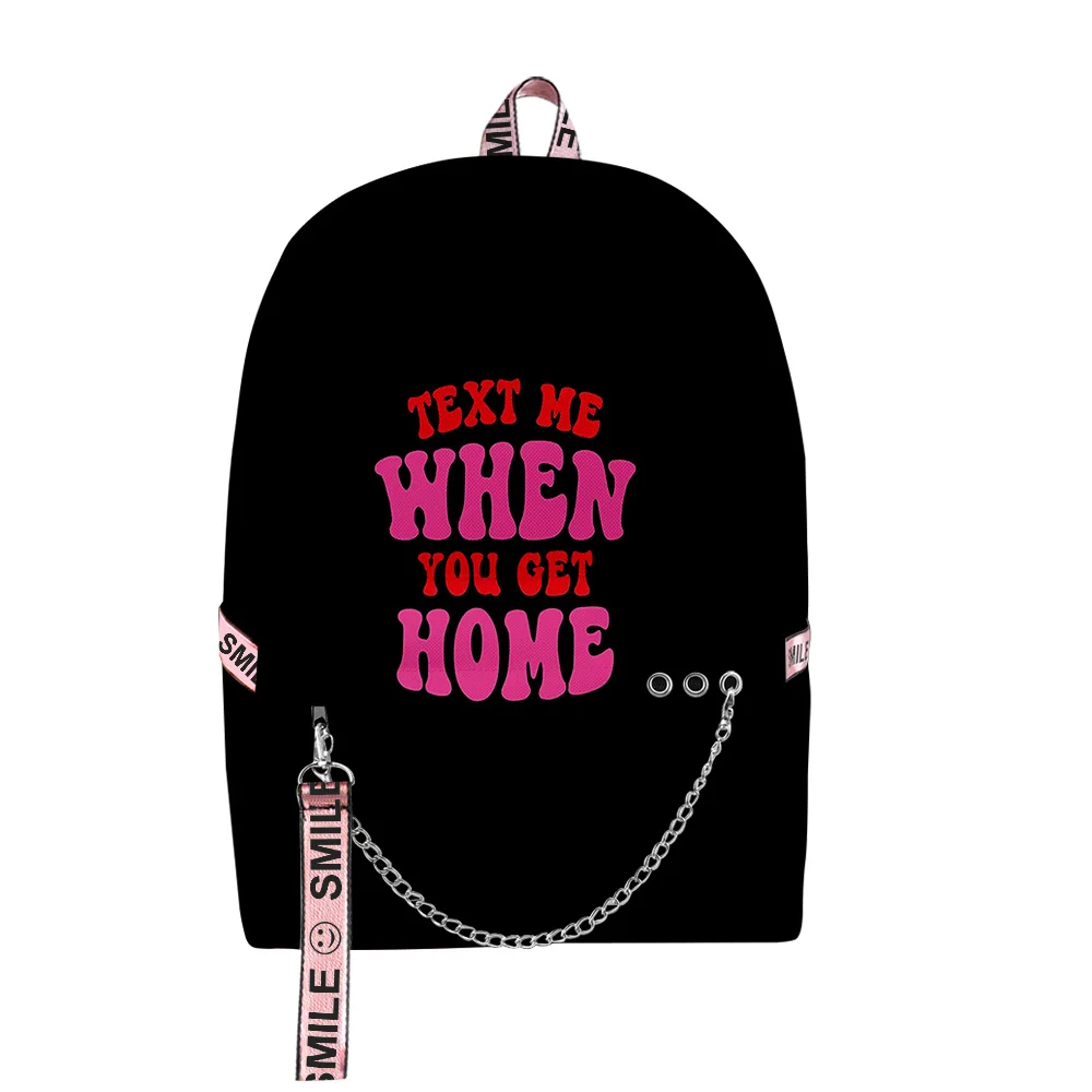 Kawaii Youthful School Bags Unisex text me when you get home Travel Bags 3D Print Oxford Waterproof Notebook Shoulder Backpacks
Kawaii Youthful School Bags Unisex text me when you get home Travel Bags 3D Print Oxford Waterproof Notebook Shoulder Backpacks