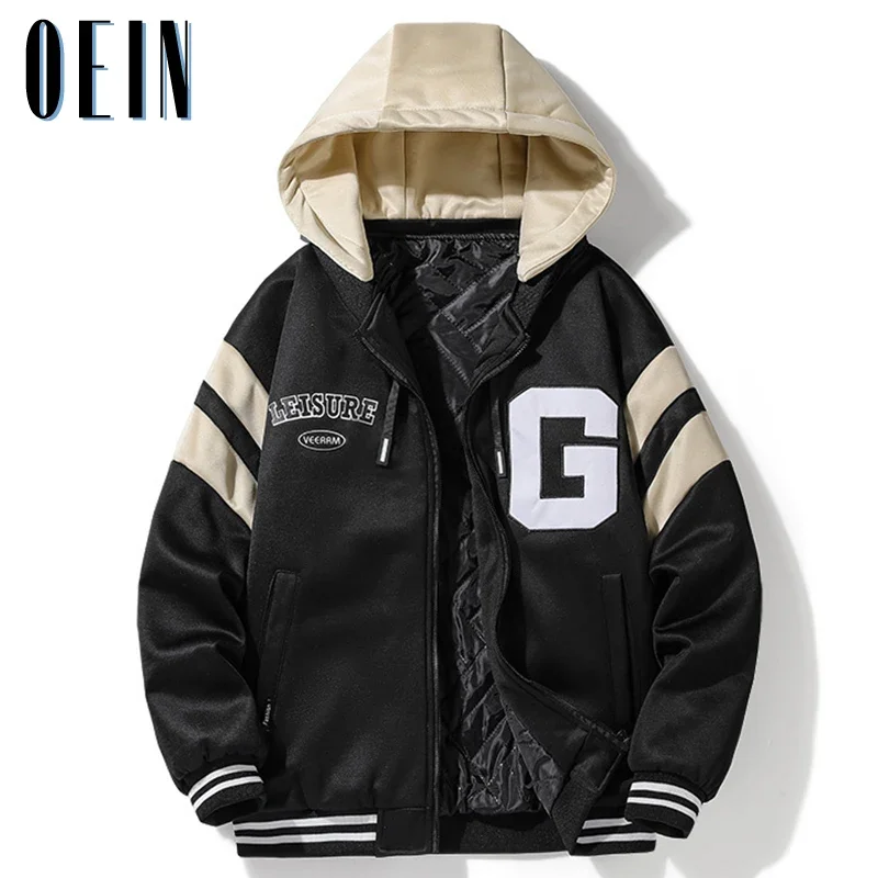 Autumn Retro Letter Embroidered Bomber Jacket Men Streetwear Windbreaker Baseball Uniform Thick Parkas Couple Casual Loose Coats
Autumn Retro Letter Embroidered Bomber Jacket Men Streetwear Windbreaker Baseball Uniform Thick Parkas Couple Casual Loose Coats