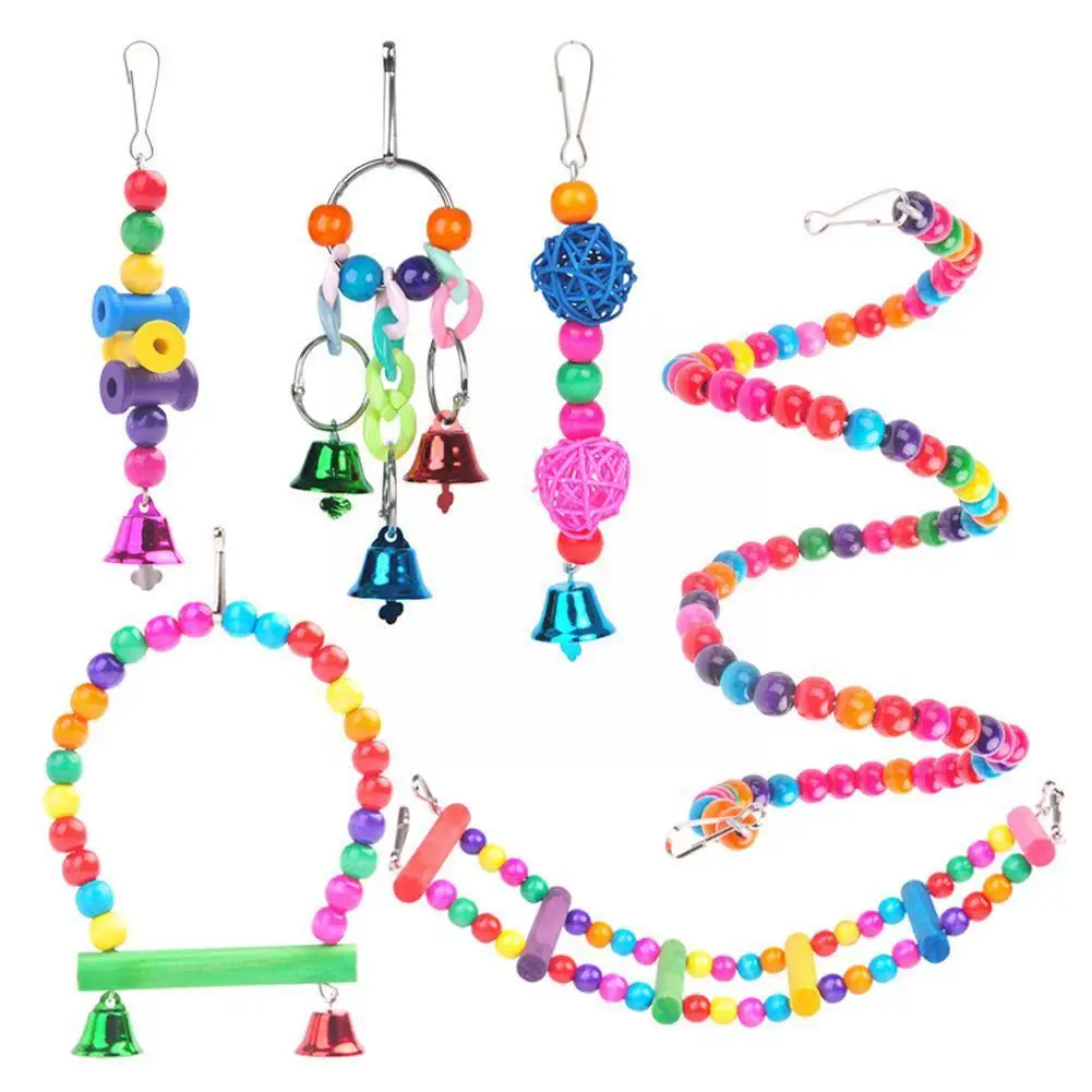 Птичья клетка, качели, штанга, попугай, игрушка для птиц, жевательная игрушка, попугай, большой аксессуар, игрушка, колокольчик, птица, фотоклетка, игрушка O2C3