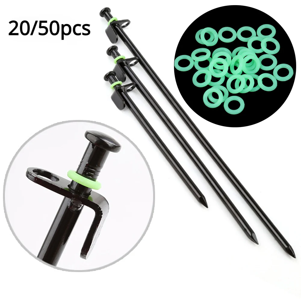 20/50Pcs Fluorescent Silicone Tent Nail Ring, Luminous O-shaped Fishing Rod Rings, Night Light Outdoor Camping Tents Accessories
20/50Pcs Fluorescent Silicone Tent Nail Ring, Luminous O-shaped Fishing Rod Rings, Night Light Outdoor Camping Tents Accessories