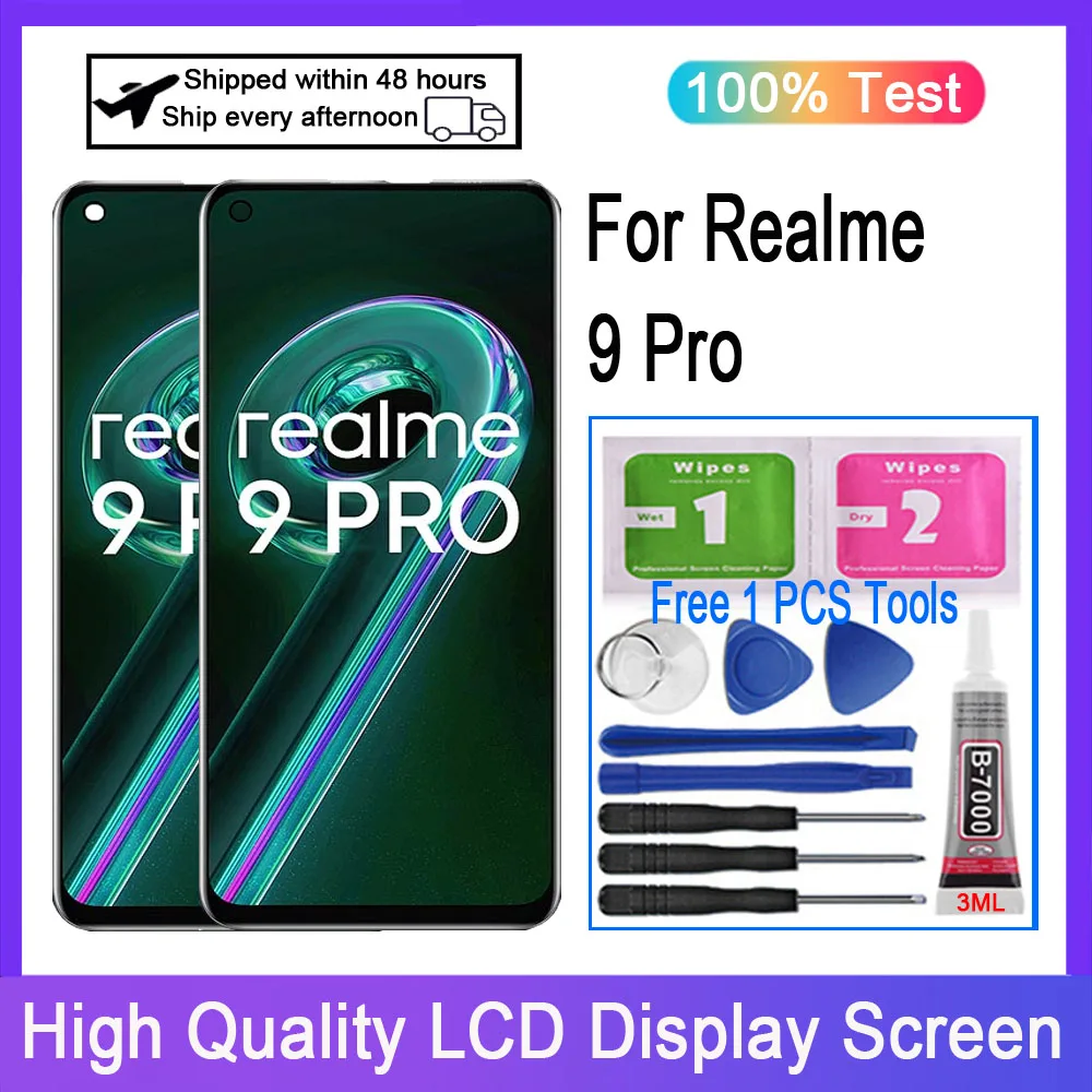 Оригинальный ЖК-дисплей для Realme 9 Pro RMX3471 RMX3472 сменный сенсорный экран дигитайзер
Оригинальный ЖК-дисплей для Realme 9 Pro RMX3471 RMX3472 сменный сенсорный экран дигитайзер