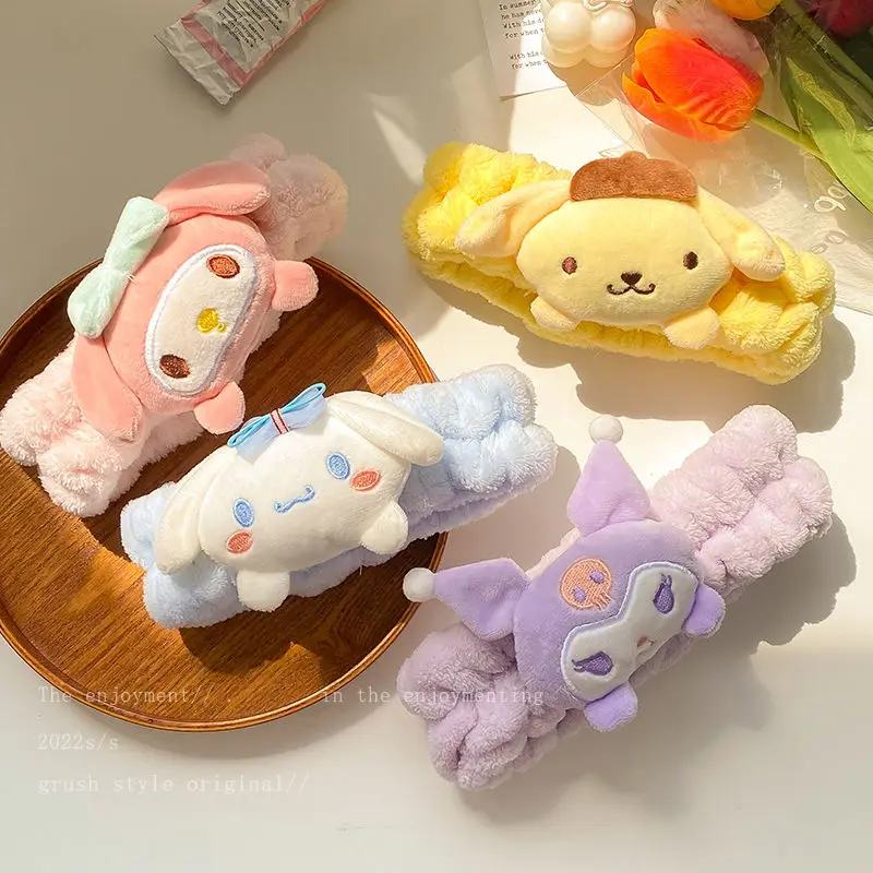 Cinnamoroll My Melody Kuromi Sanrio Kawaii Anime Plush Headband Sweet Girl Heart Headwear Cartoon Cute Face Scarf Toys for Girls
Cinnamoroll My Melody Kuromi Sanrio Kawaii Anime Plush Headband Sweet Girl Heart Headwear Cartoon Cute Face Scarf Toys for Girls
