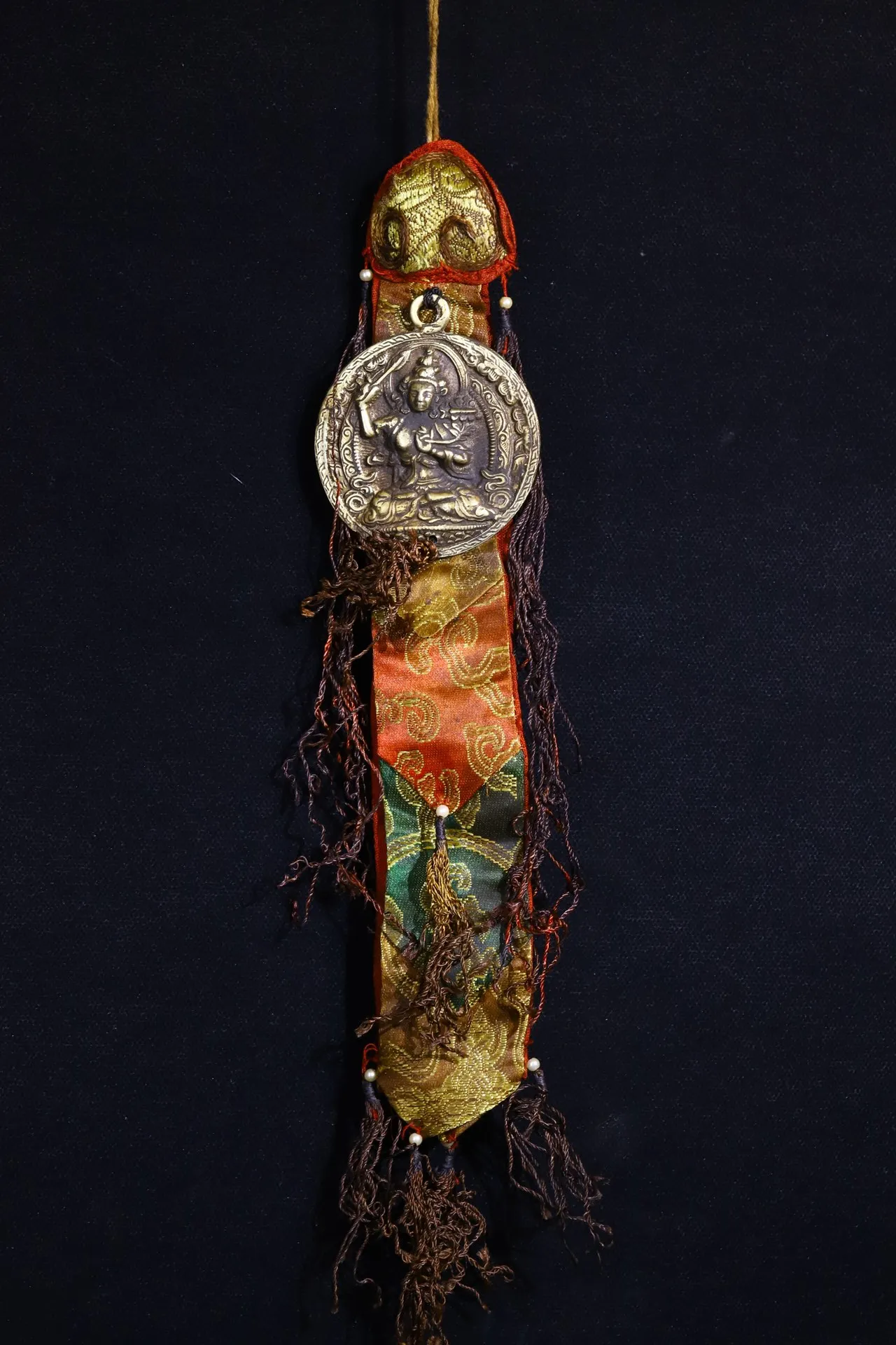11" Tibetan Temple Collection Bronze Tsongkhapa Tibetan Buddha prayer flags Amulet pendant hanging screen Town house Exorcism
11" Tibetan Temple Collection Bronze Tsongkhapa Tibetan Buddha prayer flags Amulet pendant hanging screen Town house Exorcism