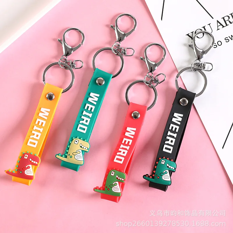Cartoon Dinosaur Figure PVC Keychain Bag Pendant Ornament Accessories Couple Small Gift
Cartoon Dinosaur Figure PVC Keychain Bag Pendant Ornament Accessories Couple Small Gift