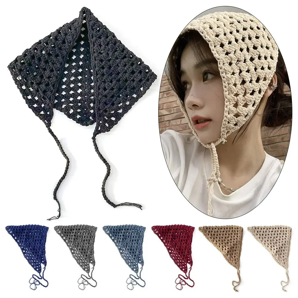 

Vintage Decoration Retro Decorative Bandanas Romantic Lace Triangle Scarf Small Scarf Headband Hairband
