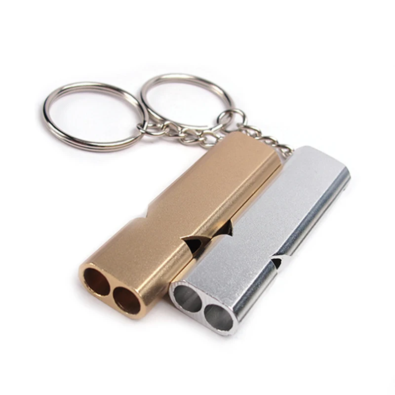 Portable Whistle High Db Aluminum Alloy Double Tube Lifesaving Emergency SOS Safety Survival Whistle Outdoor EDC Tool
Portable Whistle High Db Aluminum Alloy Double Tube Lifesaving Emergency SOS Safety Survival Whistle Outdoor EDC Tool