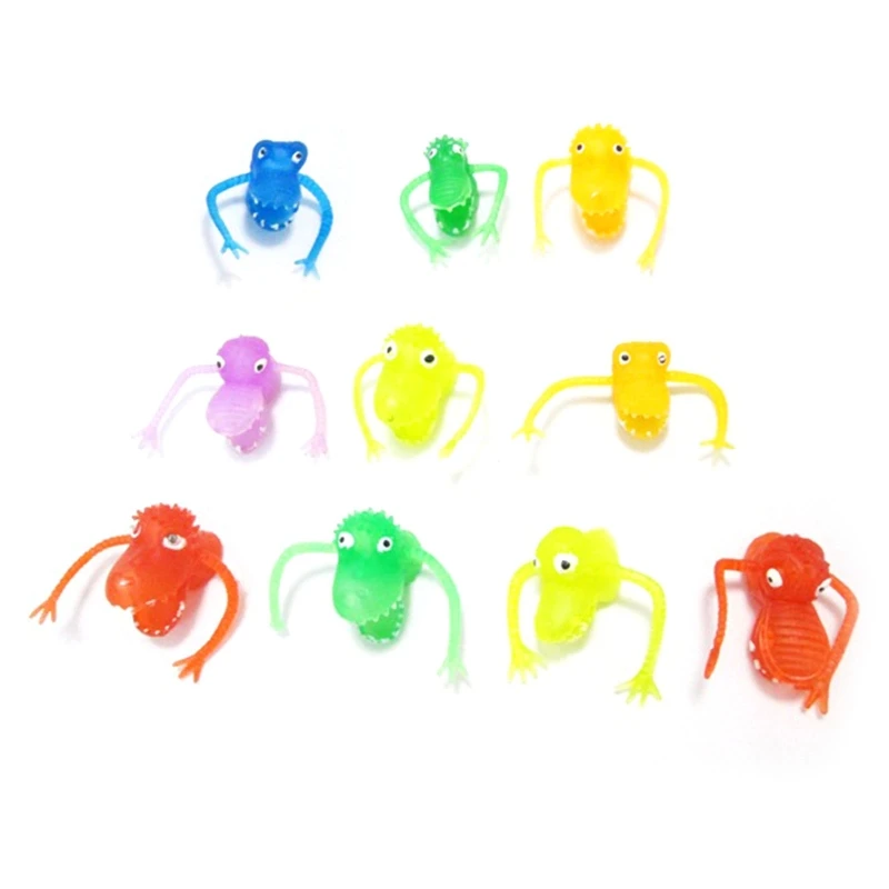 10 Pieces Colorful PVC Finger Puppets Party Children's Funny Dinosaur Toy Gifts for Storytelling
10 Pieces Colorful PVC Finger Puppets Party Children's Funny Dinosaur Toy Gifts for Storytelling