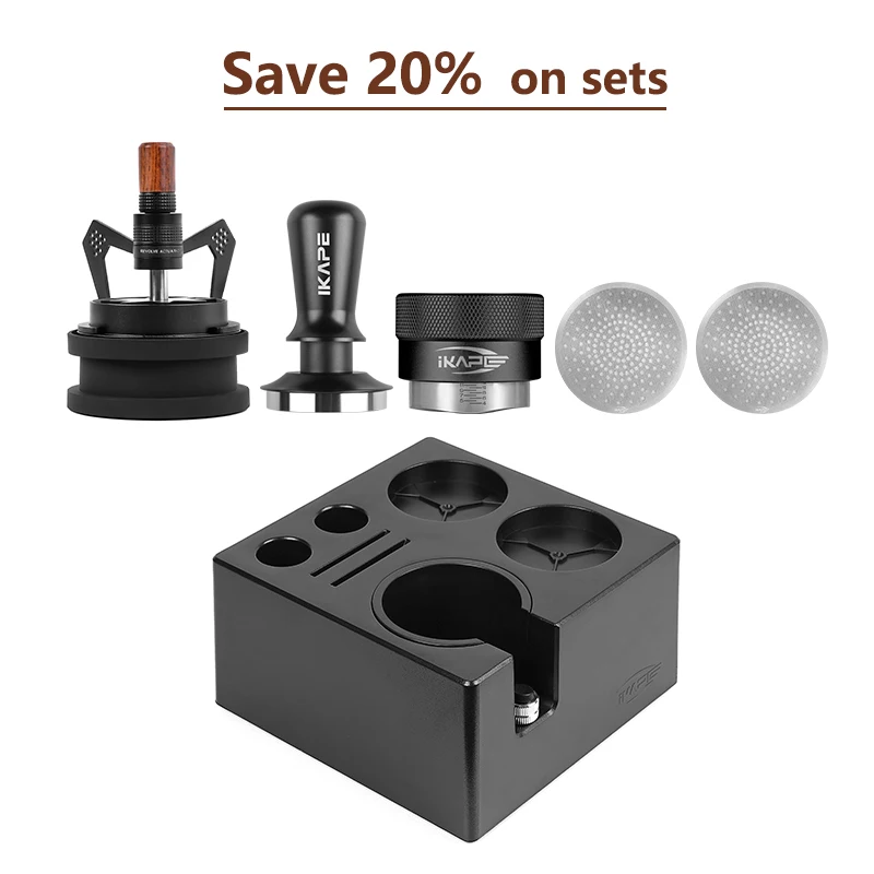 Товары для эспрессо IKAPE, набор кофейных инструментов с ABS улыбкой и темпером V3 (костюм из шести предметов, черный/серебристый)
Товары для эспрессо IKAPE, набор кофейных инструментов с ABS улыбкой и темпером V3 (костюм из шести предметов, черный/серебристый)