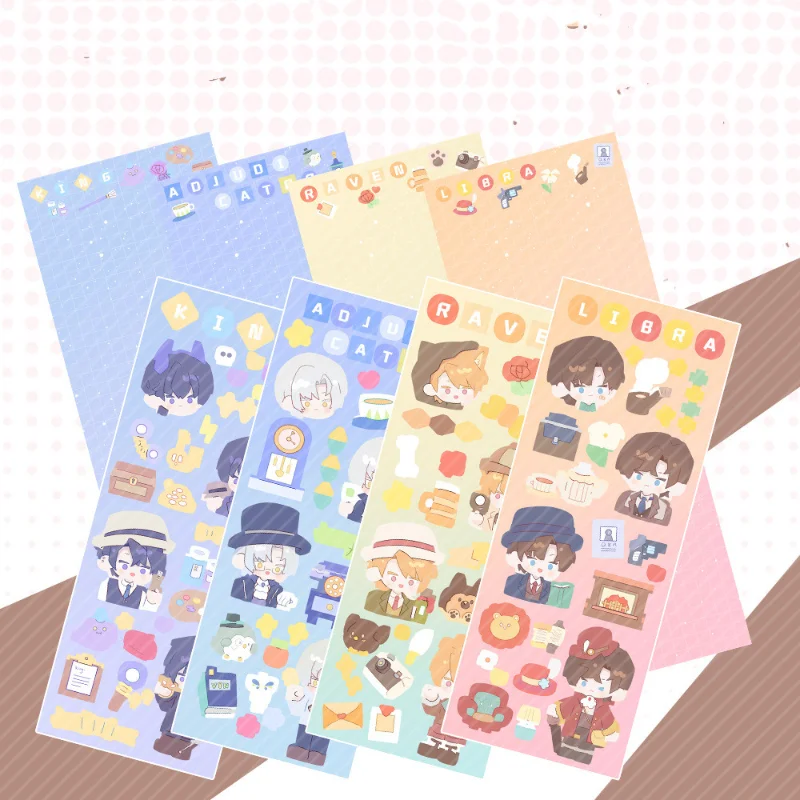 Anime Artem RAVEN Stationery Stickers Tears of Themis Kawaii Print Sticker Stationery Student Waterproof Suitcase Graffiti Decor
Anime Artem RAVEN Stationery Stickers Tears of Themis Kawaii Print Sticker Stationery Student Waterproof Suitcase Graffiti Decor