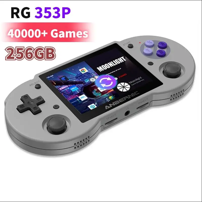 

New Anbernic RG353P Retro Handheld Game Console Android System Linux 3.5 Inch Multi-touch IPS Screen Support Moonlight-streaming