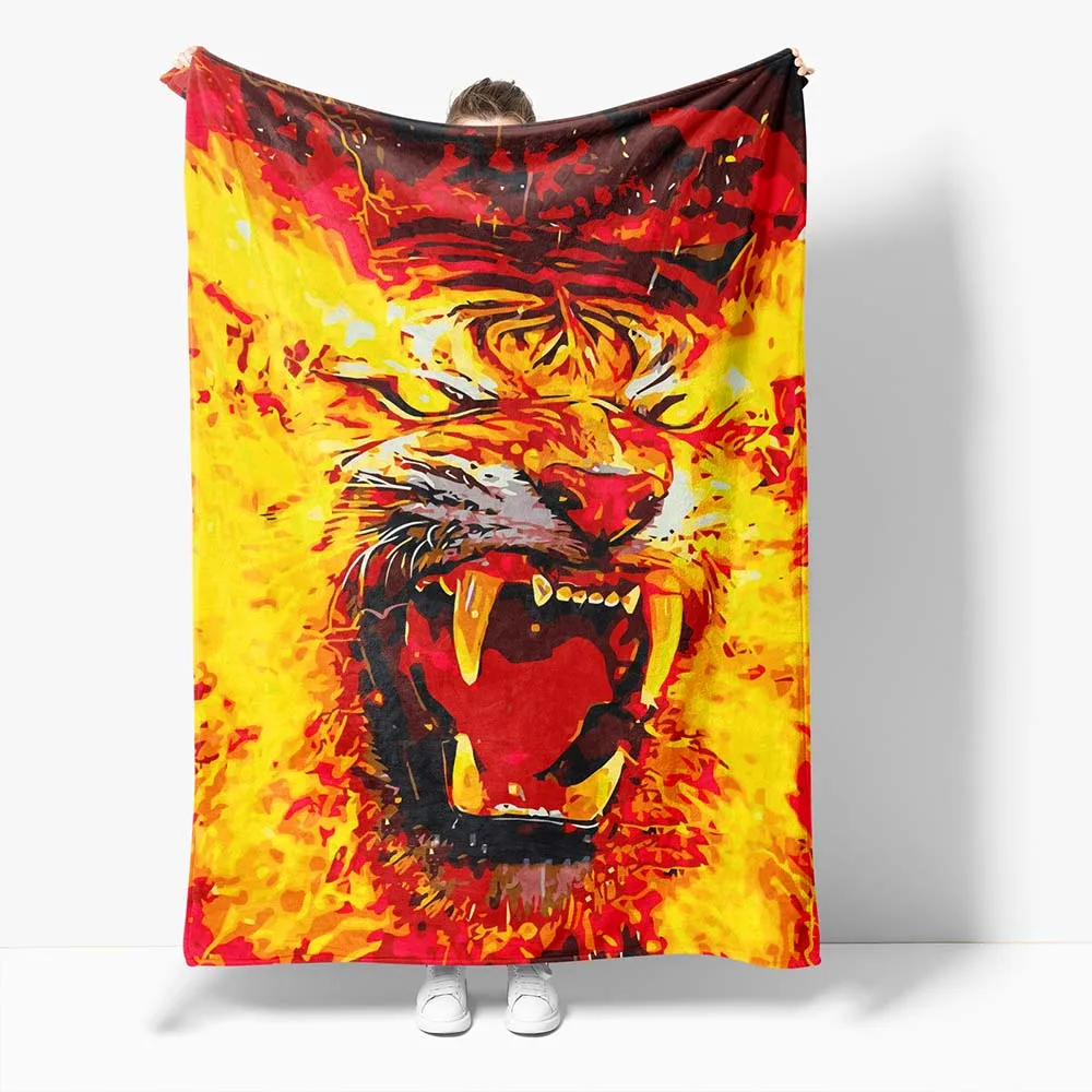 3d Print Flame Tiger Ferocious Couch Cover Travel Youth Bedding Outlet Velvet Plush Throw Fleece Blanket Blankets For Beds Soft
3d Print Flame Tiger Ferocious Couch Cover Travel Youth Bedding Outlet Velvet Plush Throw Fleece Blanket Blankets For Beds Soft
