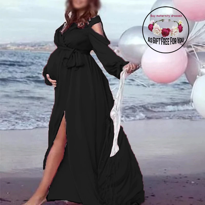 2022 Maternity Photoshoot Dress Women Pregnancy Maxi Gown Split Long Deep V neck Pregnant For Baby Shower Photography Prop
2022 Maternity Photoshoot Dress Women Pregnancy Maxi Gown Split Long Deep V neck Pregnant For Baby Shower Photography Prop