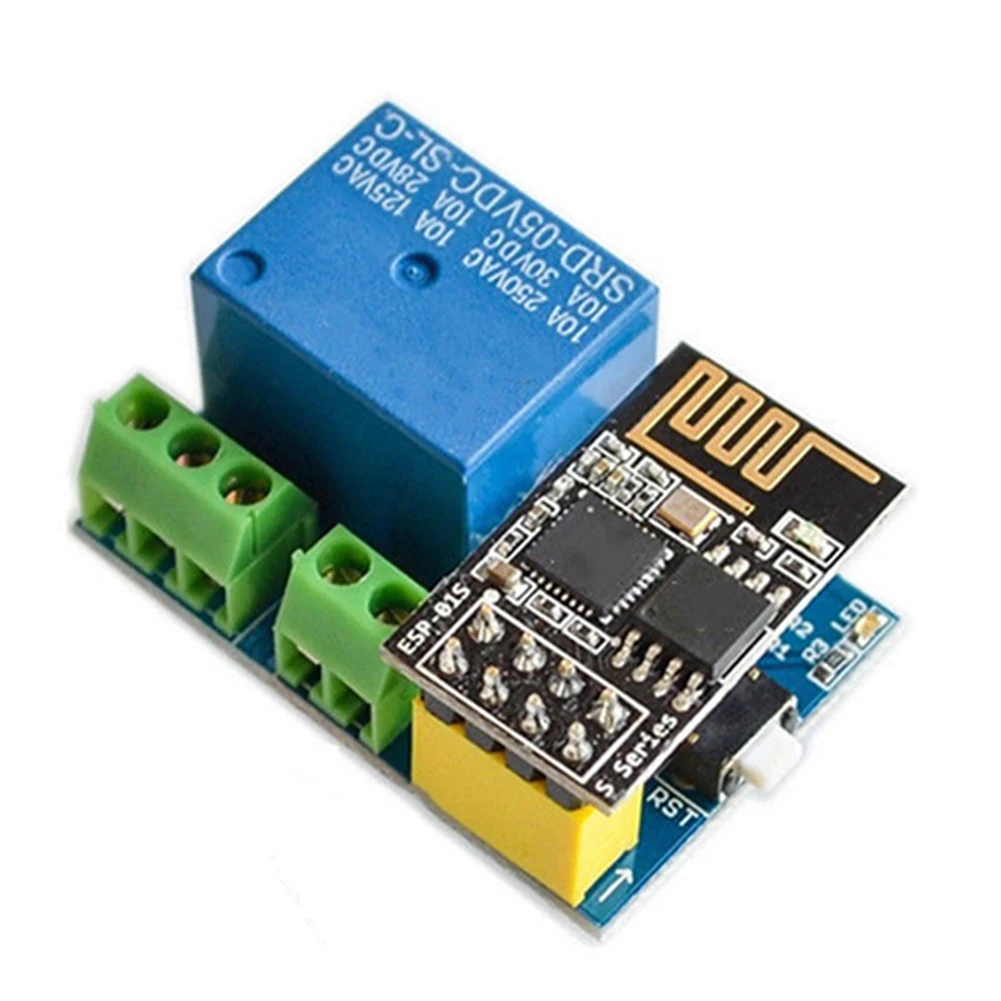1pcs 37*25mm ESP8266 ESP-01S DC 5V Wireless WiFi Relay Module Home Remote Control Unlock Electric Tools Accessories
1pcs 37*25mm ESP8266 ESP-01S DC 5V Wireless WiFi Relay Module Home Remote Control Unlock Electric Tools Accessories