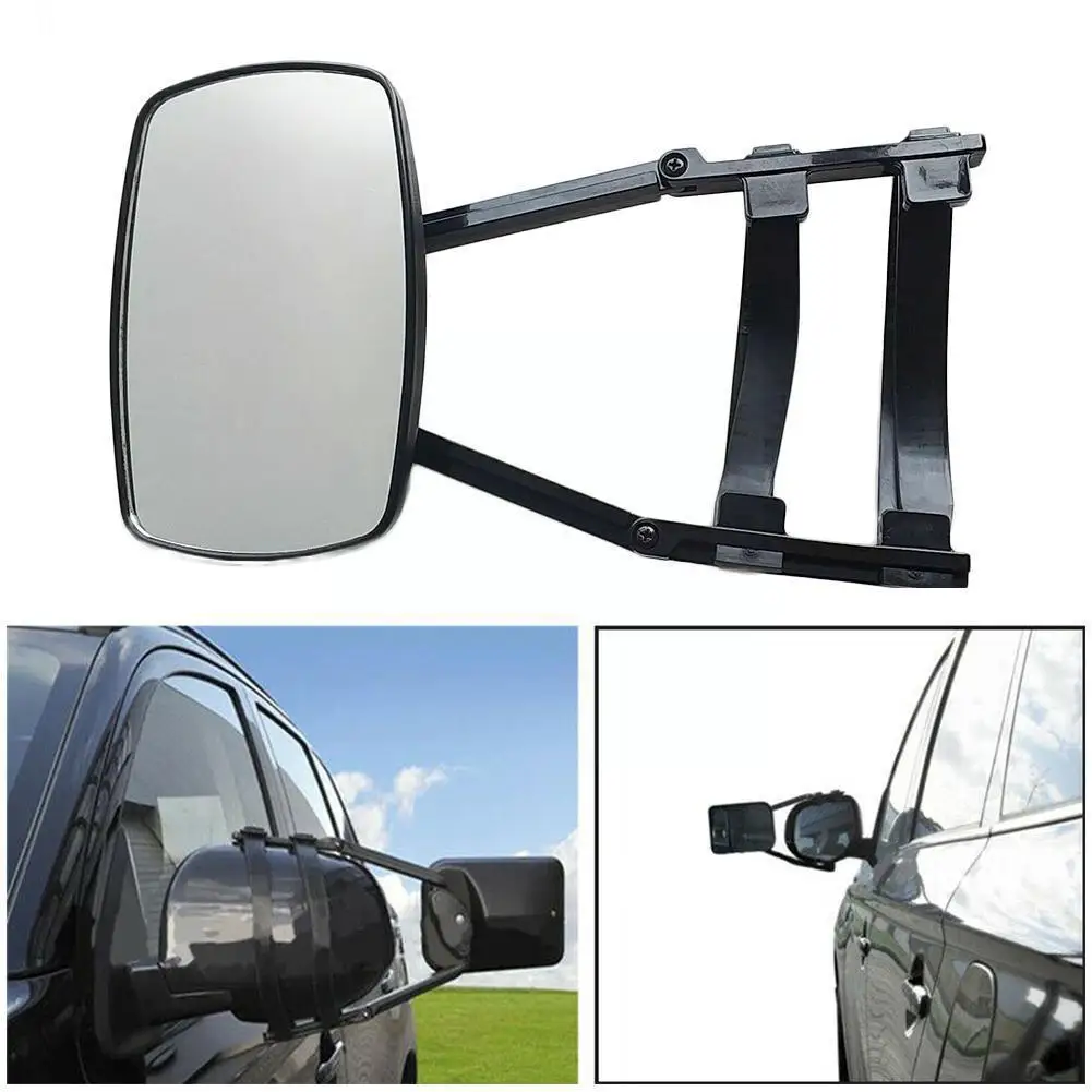 

Glass Extension Car Safety Side Mirror Accessories Spot Towing Trailer Rear On View Adjustable Clip RV Angle Truck Blind Ca T4T3