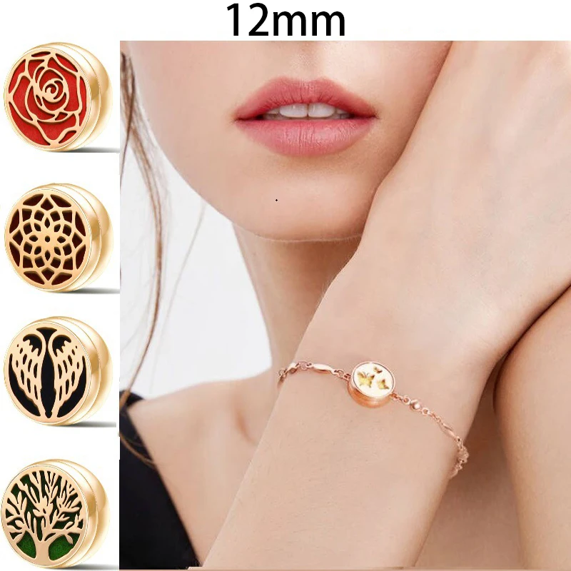 1 Pc Good Quality 12mm Stainless Steel Butterfly Oil Diffuser Rose Gold Color DIY Screw Twisted Glass Locket Bracelet
1 Pc Good Quality 12mm Stainless Steel Butterfly Oil Diffuser Rose Gold Color DIY Screw Twisted Glass Locket Bracelet