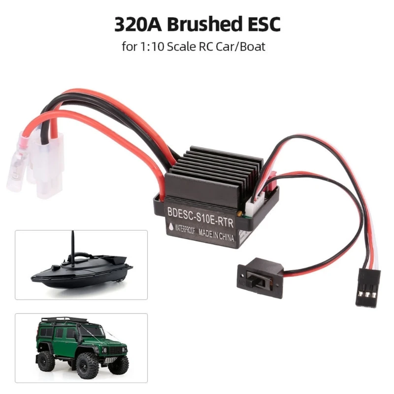 High Load Capacity 320A Brushed Precise Motor Control Electronic Speed Controller Suitable for Drones Boats DropShipping
High Load Capacity 320A Brushed Precise Motor Control Electronic Speed Controller Suitable for Drones Boats DropShipping