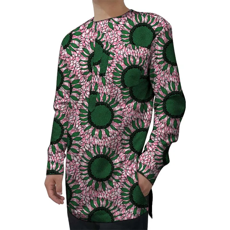 Full Sleeve Men's Tops Fashion Male Wedding Wear Colorful African Print Dashiki Shirts
Full Sleeve Men's Tops Fashion Male Wedding Wear Colorful African Print Dashiki Shirts