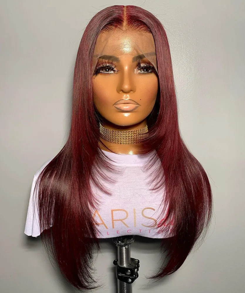 Burgundy Lace Front Wig Straight Soft Lace Front Wig For Women With Baby Hair Daily Wigs With Natural Hairline Heat Resistant
Burgundy Lace Front Wig Straight Soft Lace Front Wig For Women With Baby Hair Daily Wigs With Natural Hairline Heat Resistant