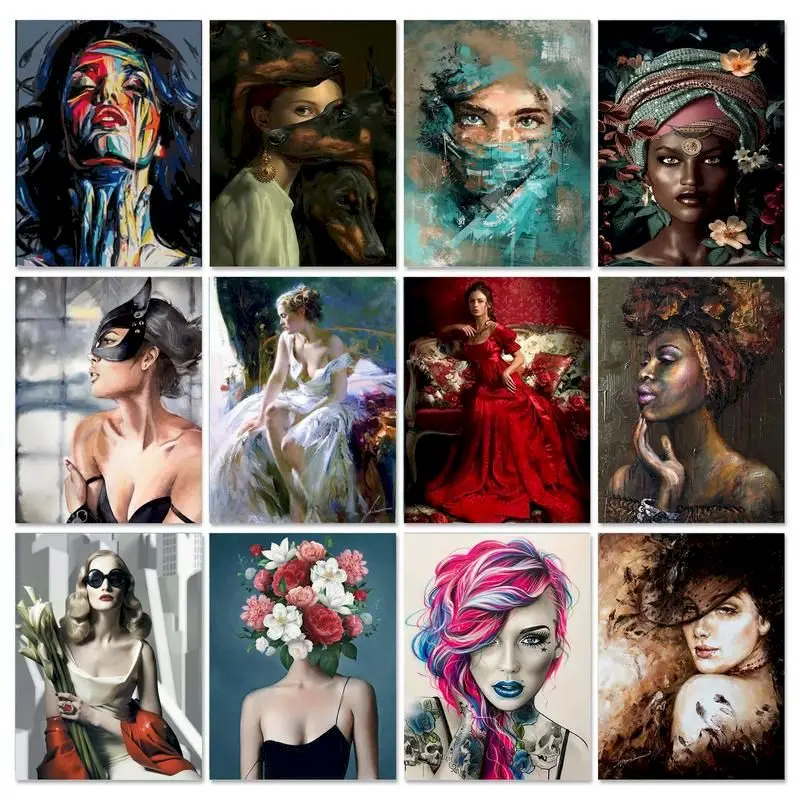 Oil Painting By Number Women Diy Frame Picture Paint By Numbers Modern On Canvas Home Decoration Gift 50x65cm
Oil Painting By Number Women Diy Frame Picture Paint By Numbers Modern On Canvas Home Decoration Gift 50x65cm