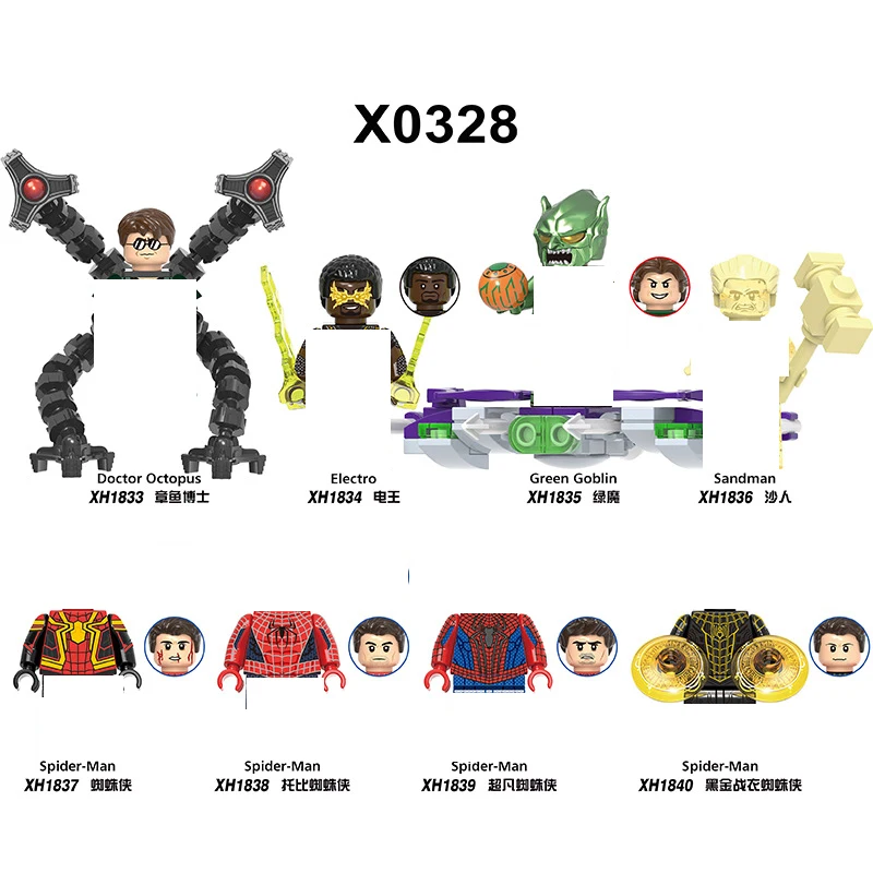 New Movie Series Characters Mini Buliding Blocks Goblins Action Figures for Children's Educational Toys X0328
New Movie Series Characters Mini Buliding Blocks Goblins Action Figures for Children's Educational Toys X0328