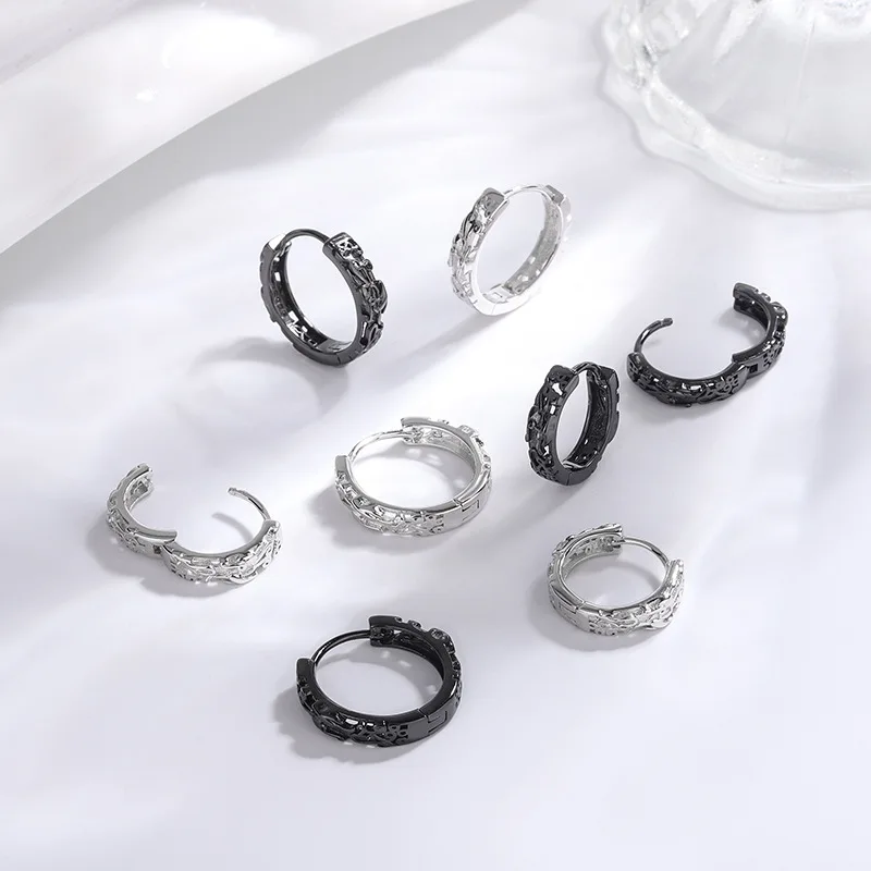 2023 New S925 Sterling Silver Lucky Pixiu Men's Earrings - A Pair of Personalized Retro Female Earrings with Black Ring Earrings
2023 New S925 Sterling Silver Lucky Pixiu Men's Earrings - A Pair of Personalized Retro Female Earrings with Black Ring Earrings