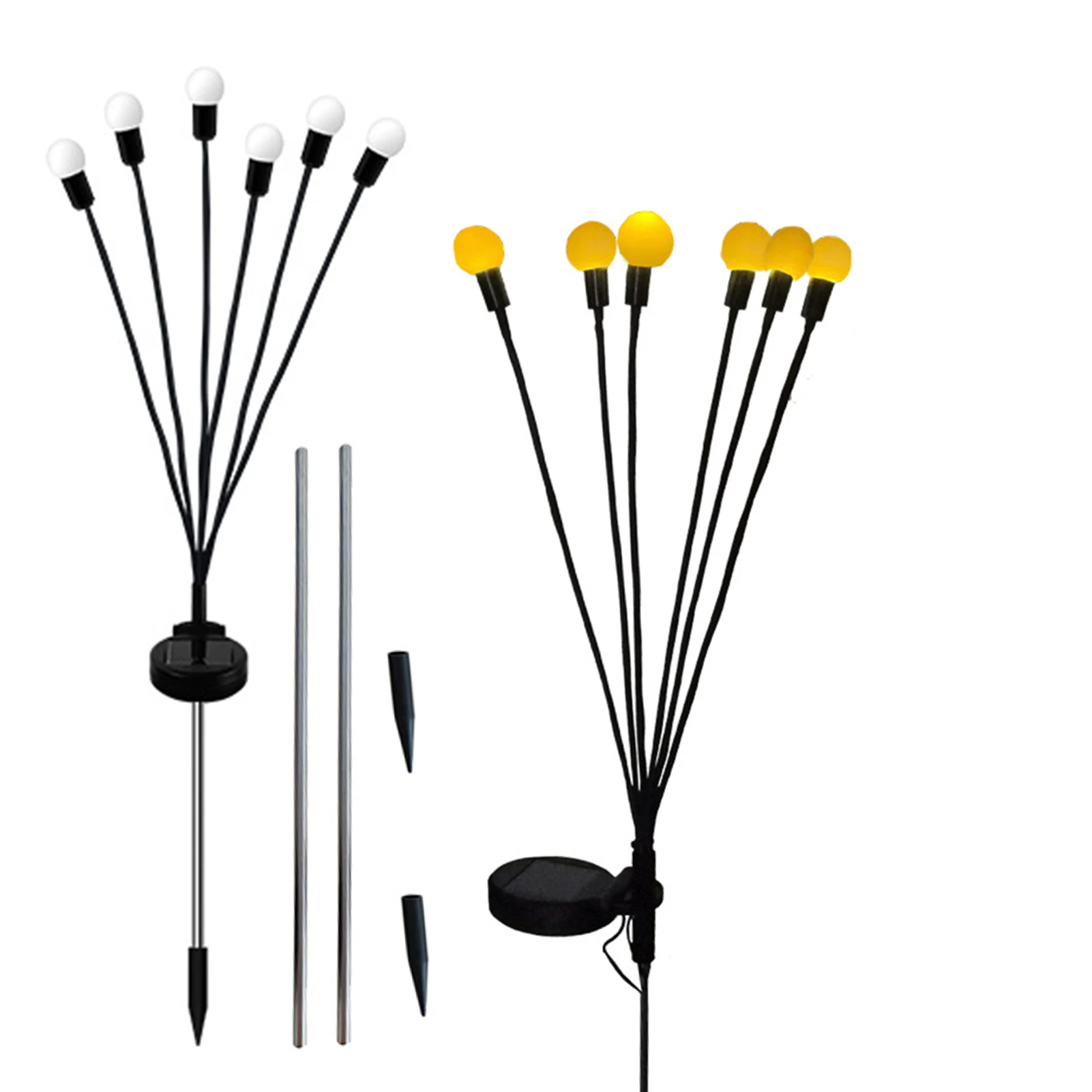 2pcs/pack IP65 Waterproof Ground Plug Firework Firefly Lawn Garden Light Led Landscape Outdoor Patio Party Solar Powered Walkway
2pcs/pack IP65 Waterproof Ground Plug Firework Firefly Lawn Garden Light Led Landscape Outdoor Patio Party Solar Powered Walkway
