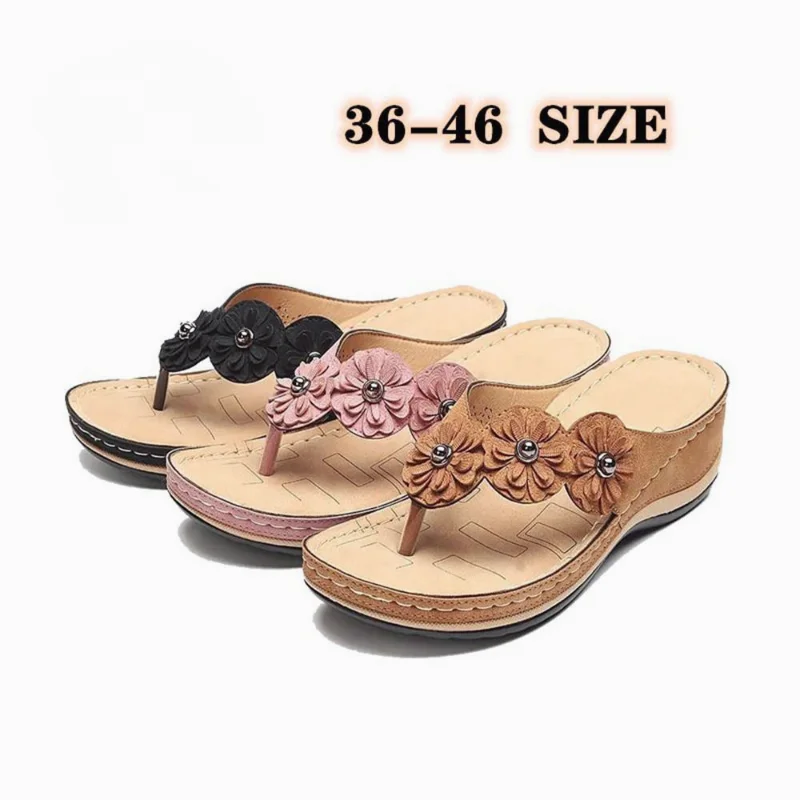 Women's Sandals Summer Wedge Shoes Women Vintage Flower Flip Flops Female Ladies Slippers Woman Sandals Lady Casual Slides
Women's Sandals Summer Wedge Shoes Women Vintage Flower Flip Flops Female Ladies Slippers Woman Sandals Lady Casual Slides