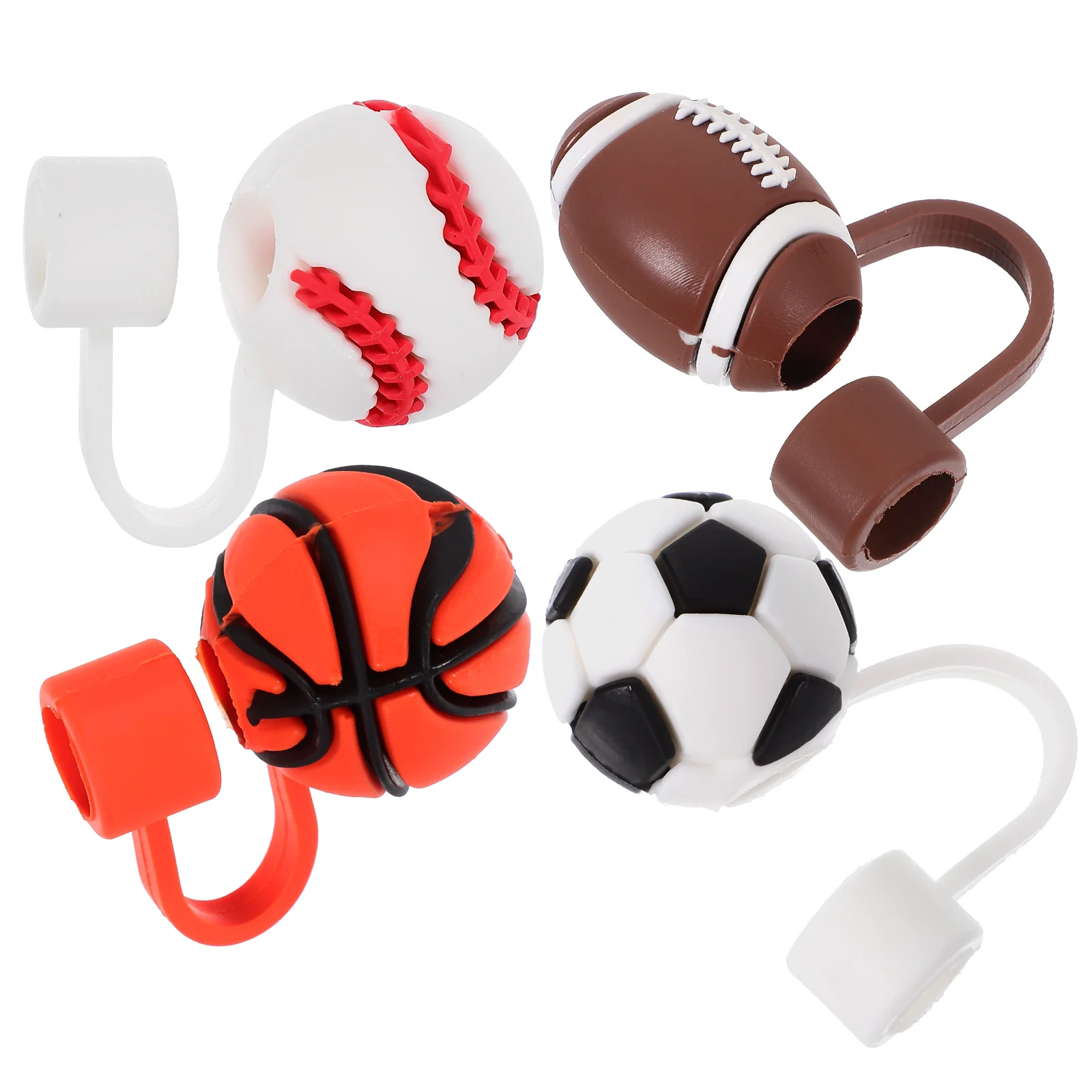 4 Pcs Silicone Straw Covers Decoraciones Para Baños Basketball Toppers Dust Plugs Silica Gel Caps Cute
4 Pcs Silicone Straw Covers Decoraciones Para Baños Basketball Toppers Dust Plugs Silica Gel Caps Cute