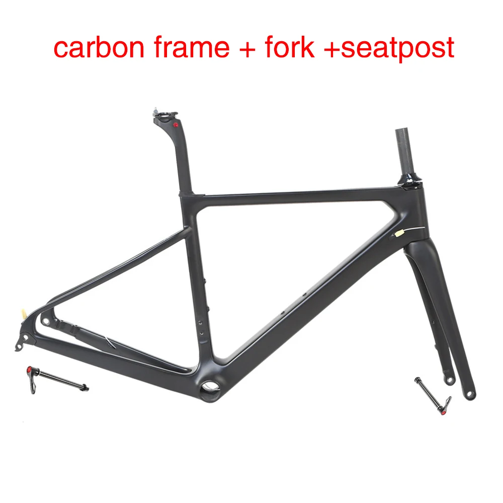 

Bike Carbon Frame Matte Road Bicycles Cross Quadro Carbono Speed Inner Routing Disc Brake Cuadro Carretera De Bicicleta BB86X46