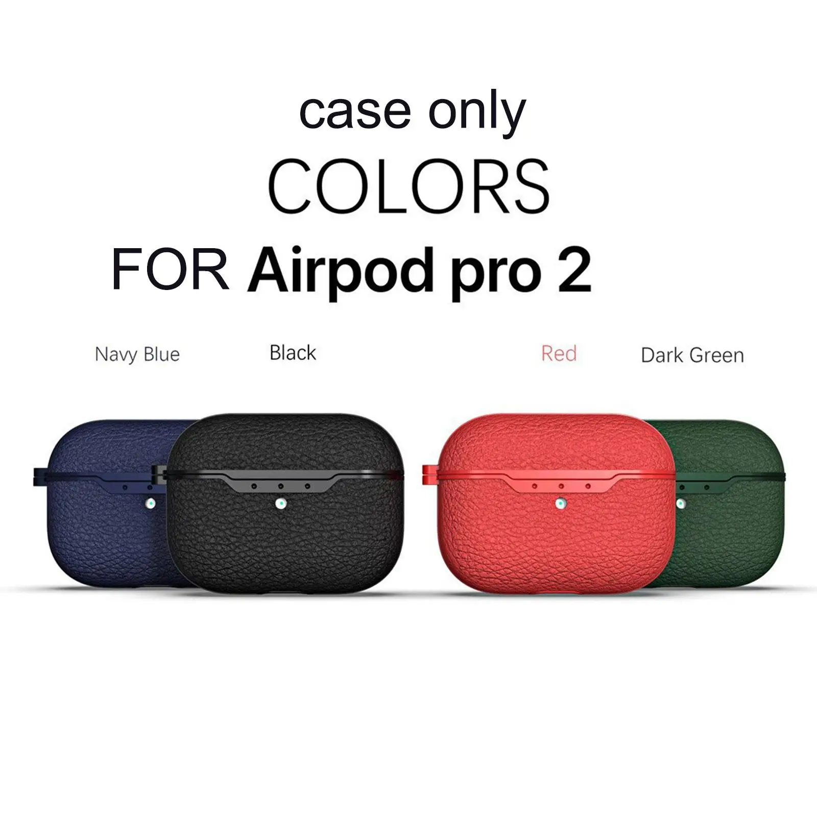 Защитный чехол для AirPods Pro 2-го поколения с карабином текстура личи чехол для беспроводной зарядки для AirPods Pro 2 Чехол
Защитный чехол для AirPods Pro 2-го поколения с карабином текстура личи чехол для беспроводной зарядки для AirPods Pro 2 Чехол