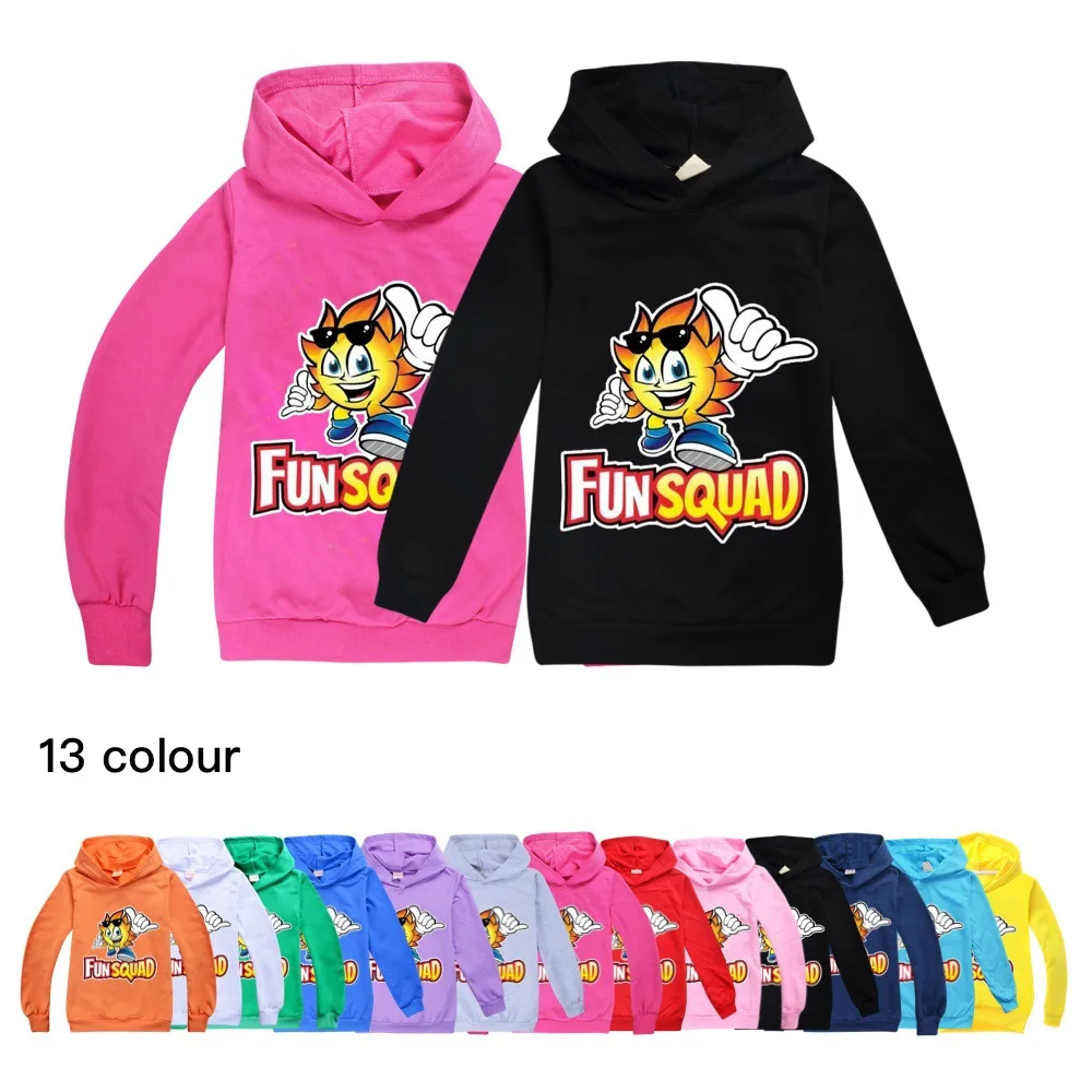 New Autumn Spring Fun Squad Gaming Girls Boys Sweatshirts Children Hoodies Long Sleeves T-shirt Jacket Toddler Kids Clothes
New Autumn Spring Fun Squad Gaming Girls Boys Sweatshirts Children Hoodies Long Sleeves T-shirt Jacket Toddler Kids Clothes