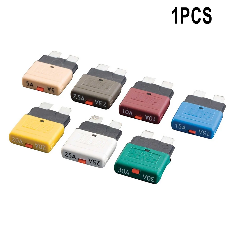 1PCS 5/7.5/10/15/20/25/30A Circuit Breaker Blade Fuse 12V 24V Resettable 5-30A Marine Automatic Reset Electrical Equipment
1PCS 5/7.5/10/15/20/25/30A Circuit Breaker Blade Fuse 12V 24V Resettable 5-30A Marine Automatic Reset Electrical Equipment