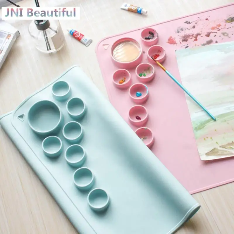 Silicone Painting Mat Pigment Palette Non-Stick Craft Mat For Painting Ink Blending Watercoloring Stamping Crafting Tool
Silicone Painting Mat Pigment Palette Non-Stick Craft Mat For Painting Ink Blending Watercoloring Stamping Crafting Tool