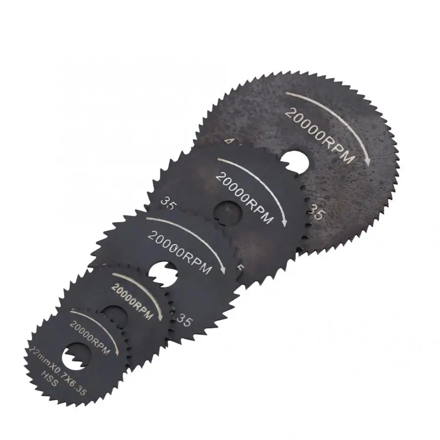 5PCS Cutting Blade Disc HSS Circular Saw Blades Cutting Disc for Wood Plastic 22-44mm Wood Trimmer Power Tools
5PCS Cutting Blade Disc HSS Circular Saw Blades Cutting Disc for Wood Plastic 22-44mm Wood Trimmer Power Tools