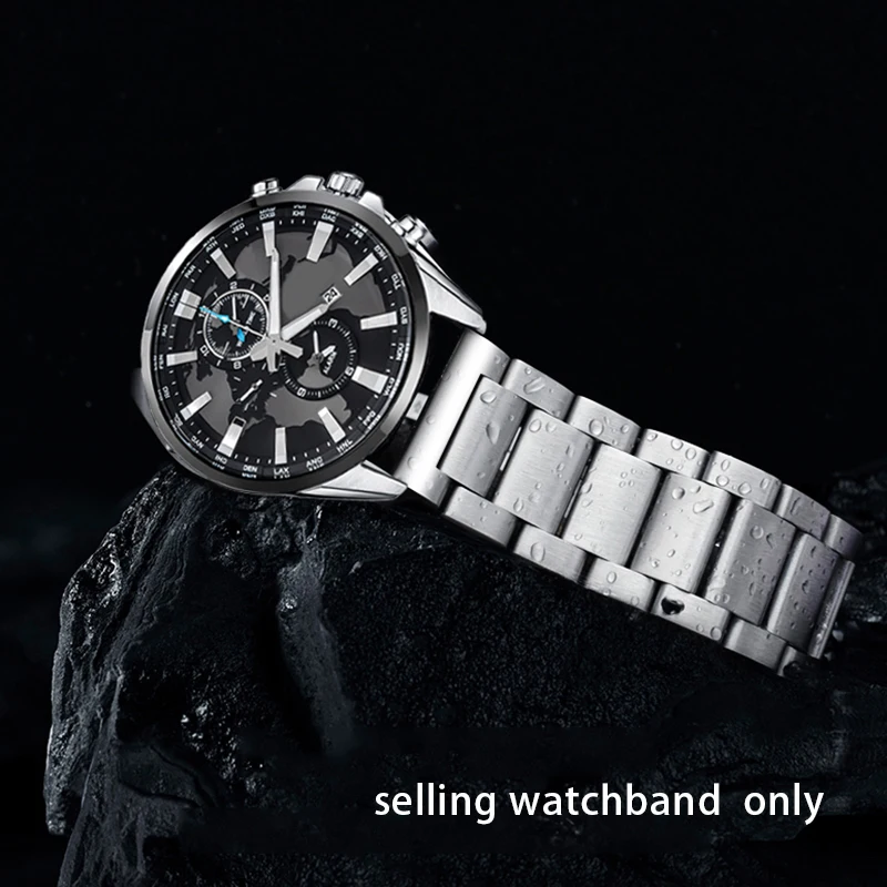 Ремешок для часов из нержавеющей стали, ремешок для Casio EFR-526/304/530 EFR-303, мужской браслет EFR-556/501, браслет для часов 20 мм 22 мм
Ремешок для часов из нержавеющей стали, ремешок для Casio EFR-526/304/530 EFR-303, мужской браслет EFR-556/501, браслет для часов 20 мм 22 мм