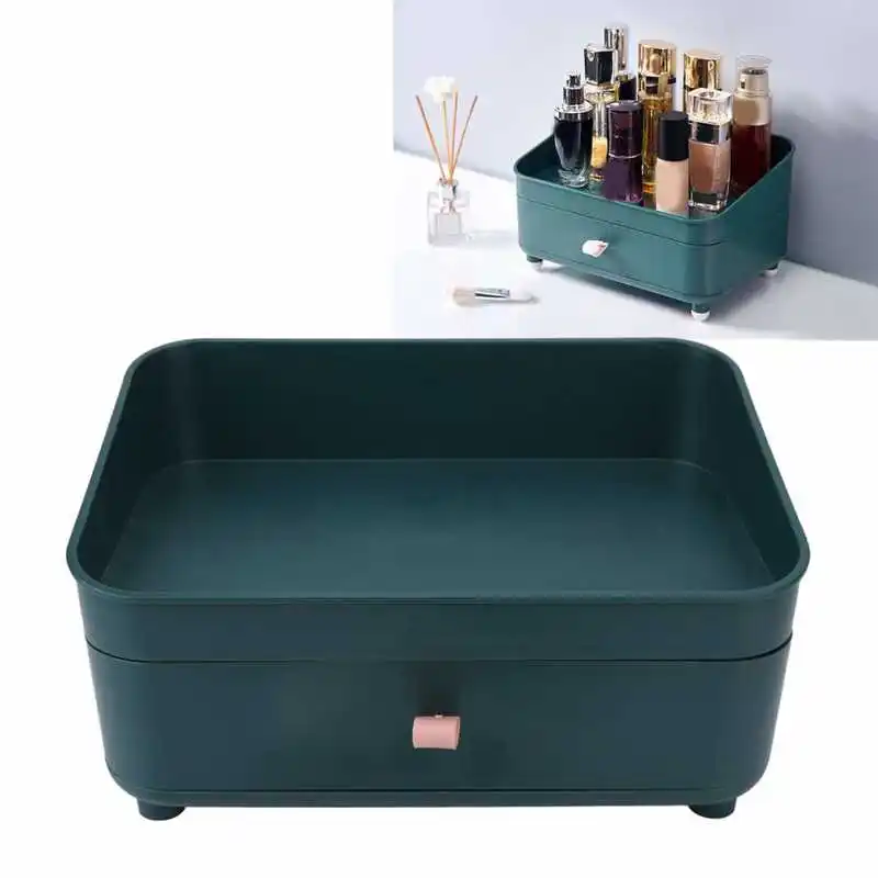 Countertop Cosmetic Storage Boxs Green Large Capacity Orderly Storage Smooth Durable EdgeMakeup Tray Holder For Bedroom Office
Countertop Cosmetic Storage Boxs Green Large Capacity Orderly Storage Smooth Durable EdgeMakeup Tray Holder For Bedroom Office