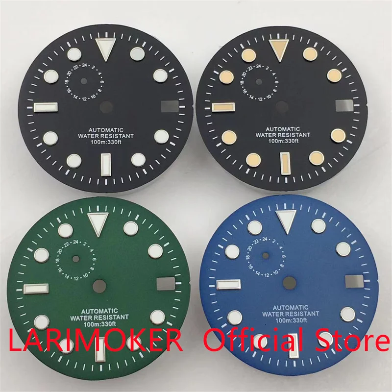 LARIMOKER 29mm Sterile watch dial green Lumious fit NH37A Automatic movement Suitable for 36.38 .39.40 mm case
LARIMOKER 29mm Sterile watch dial green Lumious fit NH37A Automatic movement Suitable for 36.38 .39.40 mm case