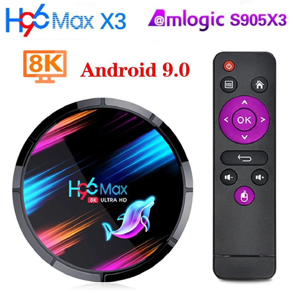 Новинка 2022, умная ТВ-приставка H96 MAX X3 S905X3, Android 9,0, 4/128 ГБ, Φ 2,4/Φ, сетевой плеер 8K, HD-приемники
Новинка 2022, умная ТВ-приставка H96 MAX X3 S905X3, Android 9,0, 4/128 ГБ, Φ 2,4/Φ, сетевой плеер 8K, HD-приемники